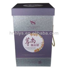 Home textile Corrugated Gift Box With PP Handle