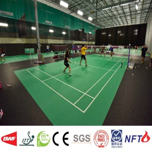 Tikar lantai badminton Enlio