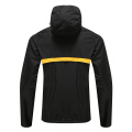 Mens Rugy는 Zip Up Hoodies 검은 색