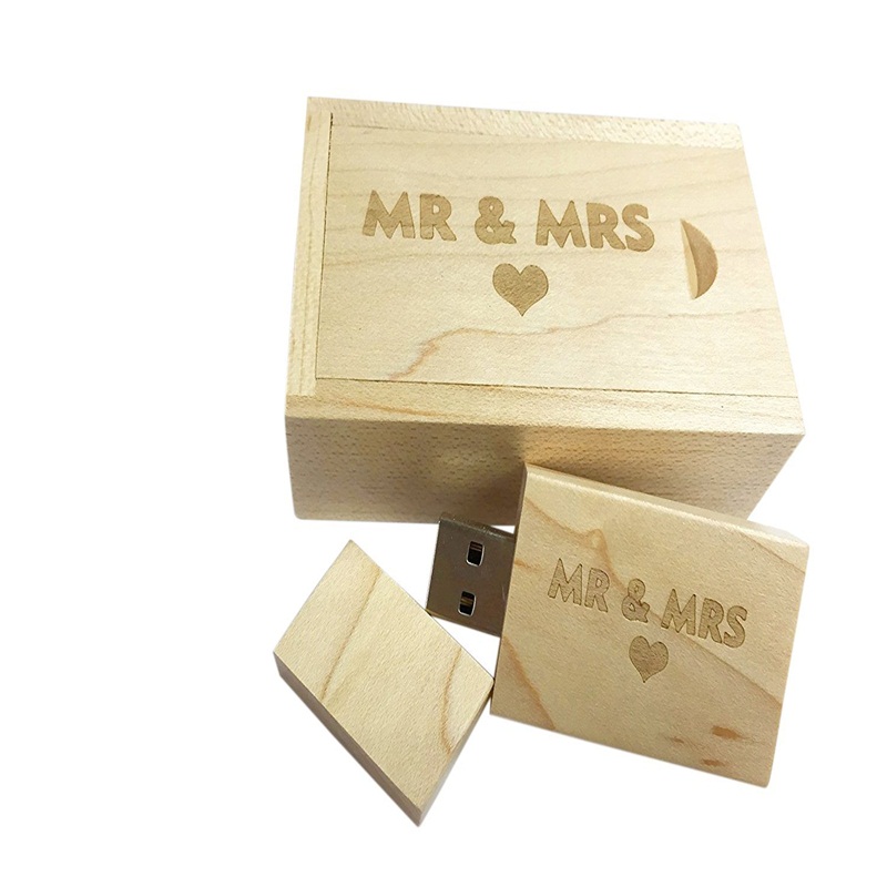 Wood USB 2.0 Flash Drive Memory Stick 