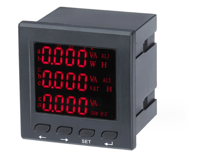 Easy Programming Three Phase Ammeter