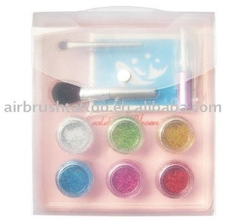 beautiful package glitter tattoo mini kit