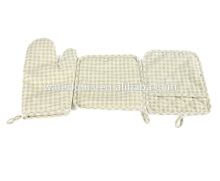 China Wholesale Oven Glove Oven Mitt Cotton Oven Glove set For Kithchen