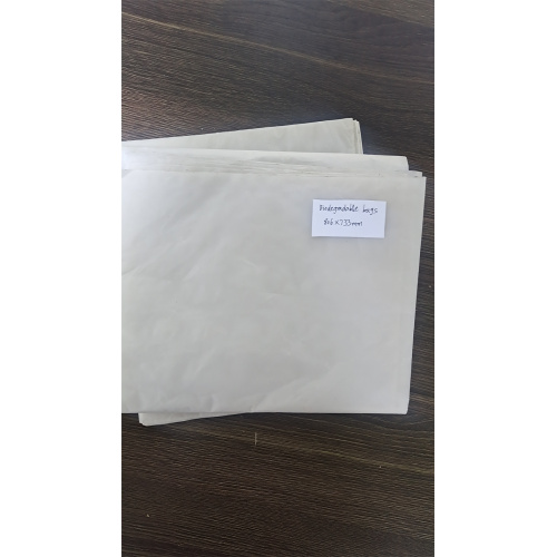 Polyactic acid biodegradable bags