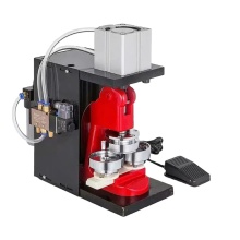 Pneumatic Badge Button Pin Making Machine