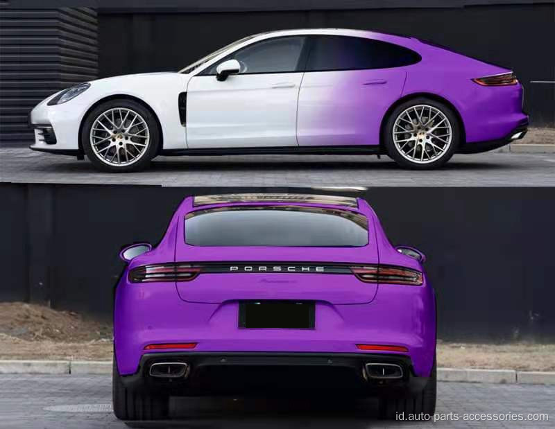 Film mobil warna ungu keren untuk cermin belakang