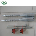 Pila de tornillos de tierra galvanizada N68 * 560 mm