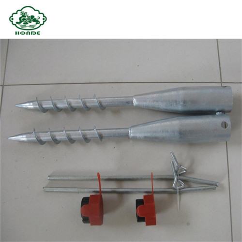 Pila de tornillos de tierra galvanizada N68 * 560 mm