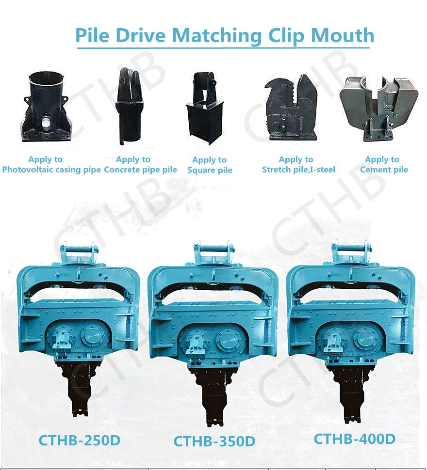 Excavator Mounted Pile Driver Sheet Hydraulic Static Pile Driver