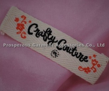 printed fabric labels for clothing