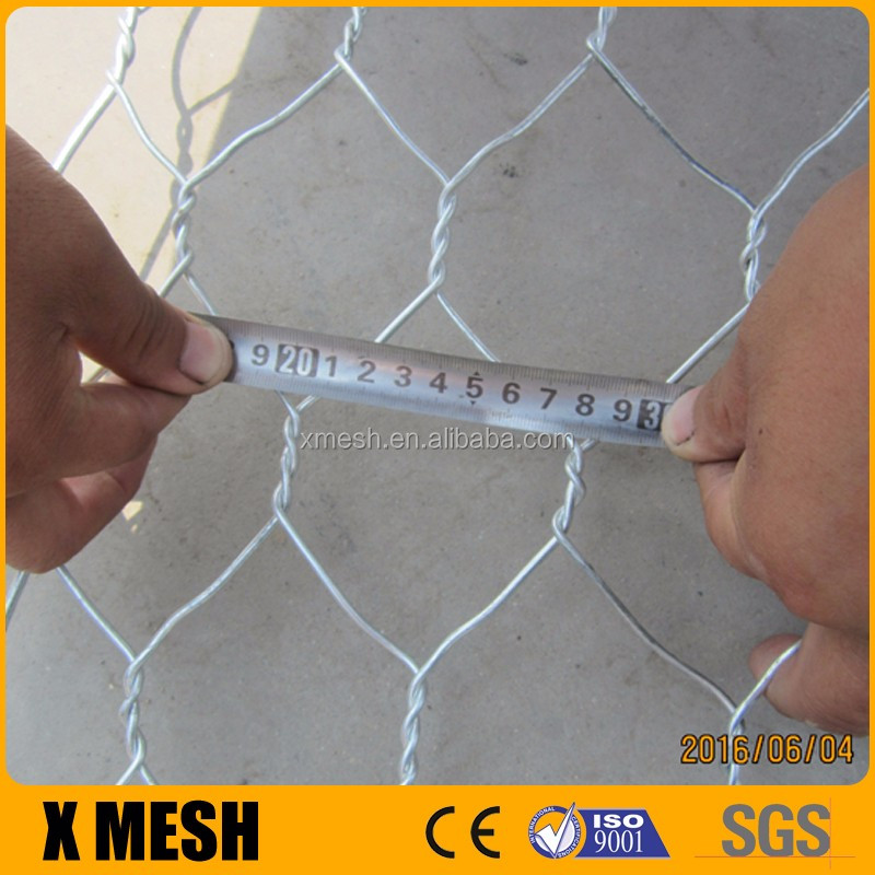 ASTM A975 Standard Gabion rock netting, wire gabion, gabion mesh for Strengthening structure of soil