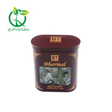 Decorative metal tin storage box