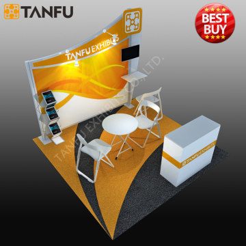 Tension fabric trade show display