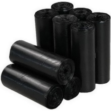 Black Star Seal Plastic Garbage Bag On Roll