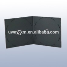PP 5.2mm double black CD case/CD box for 2 disc