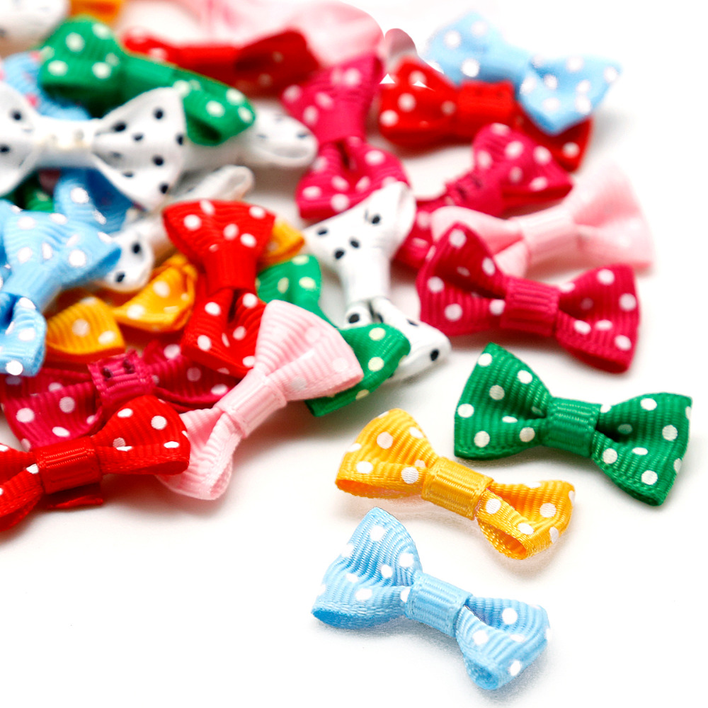 Dot Ribbon Bow All Color