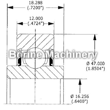 203KRR6, 6095 Special Agricultural bearing