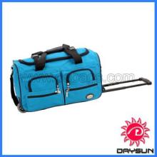100% Polyester luggage rolling duffle bag