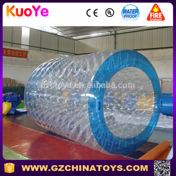 2.6m long water rolling ball zorbing air bubbles on water