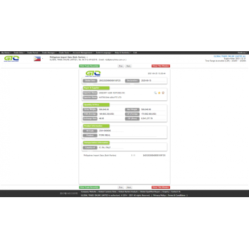 Pork Philippine Import Data Sample