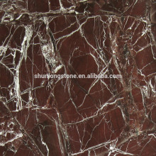 Rosso Lepanto marble tile slab