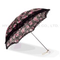 Folding Umbrella with curved handle