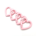 Colored Zinc Alloy Heart Shape Carabiner Clips