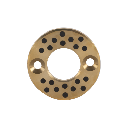 Customized Precision Parts Steel Bearing Flanged Oilless Self Lubricating Graphite Bearing Bronze Bushing