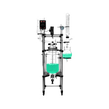 100L Laboratory Chemical Cylindrical Double Layer Jacketed Glass Reactor