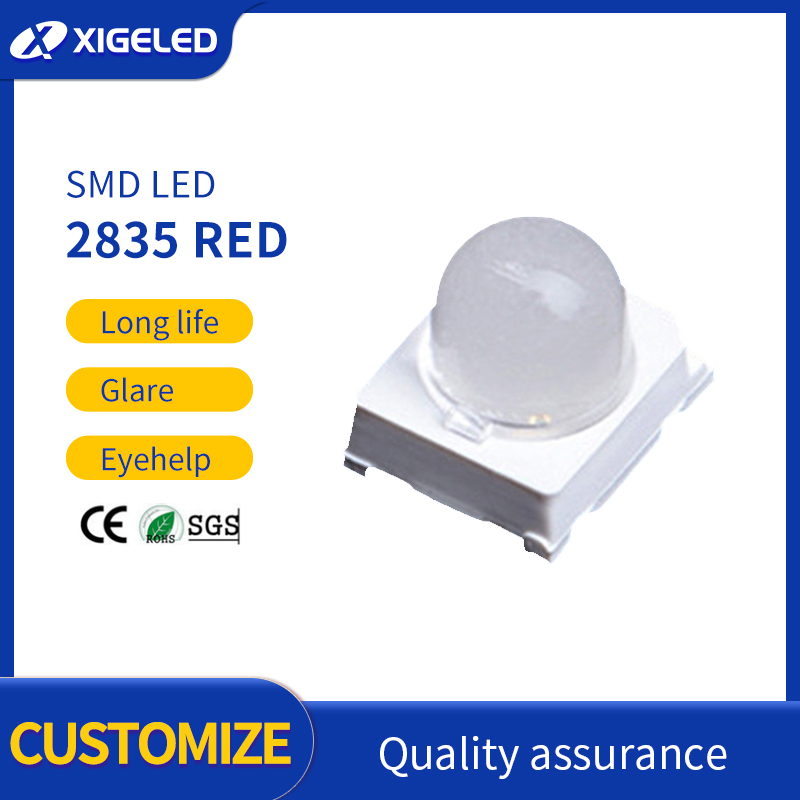 SMD-LED-Lampenperlen 2835 Kugelkopf konzentrieren