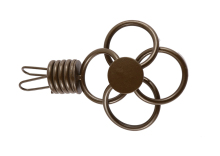 Five ring head Curtain Rods