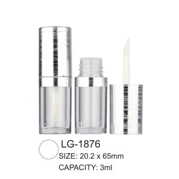 Round Lipgloss Tube Packaging Bottle Container with Brush
