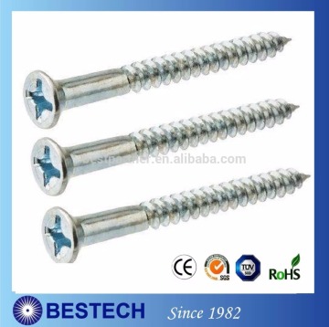 Customized M.S. Cross Recess CSK Head Wood Screws