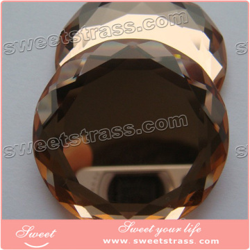 round SM.topaz fancy rhinestone factory,fancy stone wholesale,glass shape stone,fancy crystal