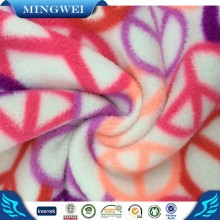 New solid pirnted micro polar fleece fabric