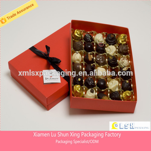 2015 china Premium Paper Chocolate Box with Printing Service