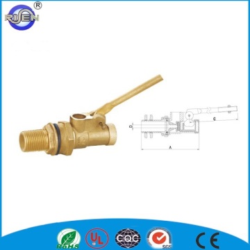 1/2 forged brass water trough float valve
