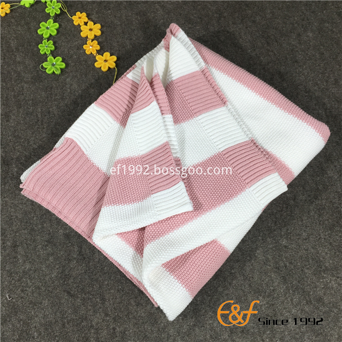 cotton knitted blanket