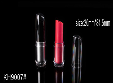 Round Transparent Black Makeup Lipstick Container]
