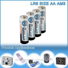 Size AA AM3 battery power