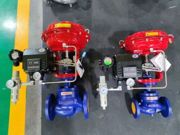 Pneumatic control valve globe valve