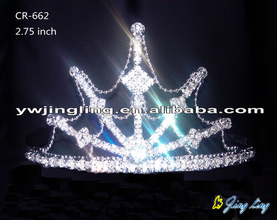 Small Pageant Crown Tiara CR-662