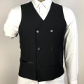 Black Formal Men Putted Waigcoat