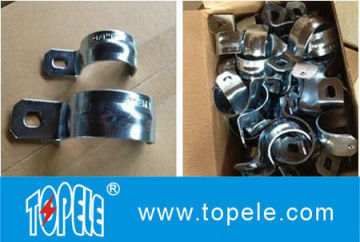 1”, 1-1/4”,  3”zinc Plated Steel One Hole Emt / Imc Conduit Straps, Imc Conduit And Fittings