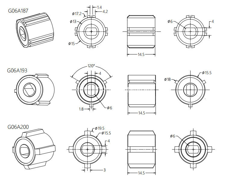 Roll Up Blinds Rotary Damper