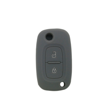 Embossed silicon Renault car key cover