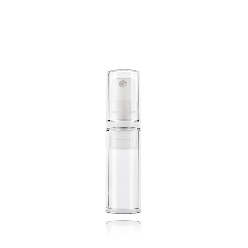 Flacone pompa airless per imballaggio cosmetico trasparente per la cura della pelle