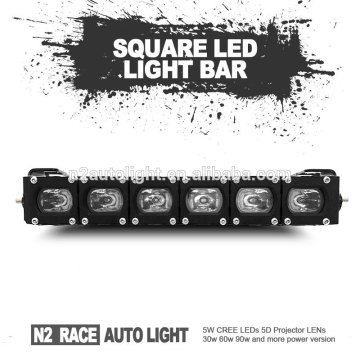 ATV Square 5D work light bar for offroad truck 4WD boat SUV UTE driving ATV