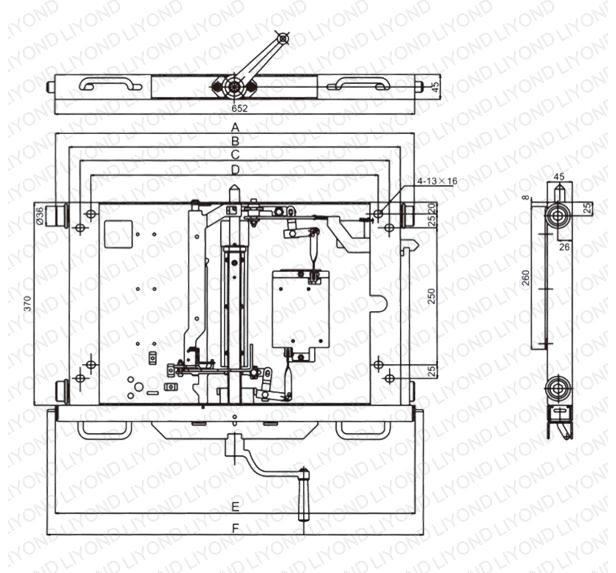 Withdrawable type vacuum circuit breaker PT/CT handcart isolation handcart electric chassis truck VCB vacuum truck for sale