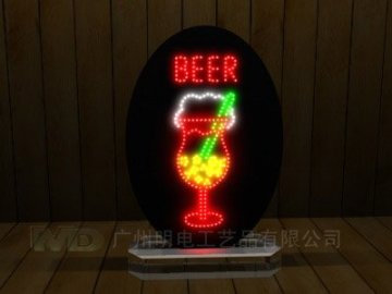 beer sign/led shop sign/led bar sign/illuminated signs/beer sign lighted/fiber optic bar sign